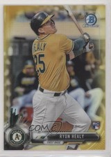 2017 Bowman Chrome Gold Refractor 50/50 Ryon Healy #30 1h1