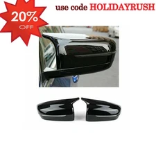 Gloss Black Style Side Mirror Cover Caps For BMW G20 G21 G22 G30 G31 G11 G14 G15