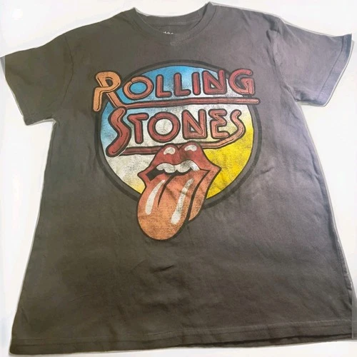 Vintage 80s Rolling Stones Tour Concert Baseball T-Shirt 1980s vintage concert t-shirt, vintage, single stitch, B+ condition