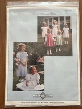 Chery Williams Heirloom Patterns  Basic Square Yoke Dress Pattern Size Small 2-6