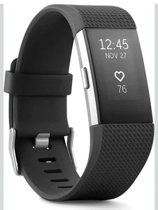 Charge de l'appareil 2 Taux de coeur Fitness Tracker Smart Band Noir Small US Version