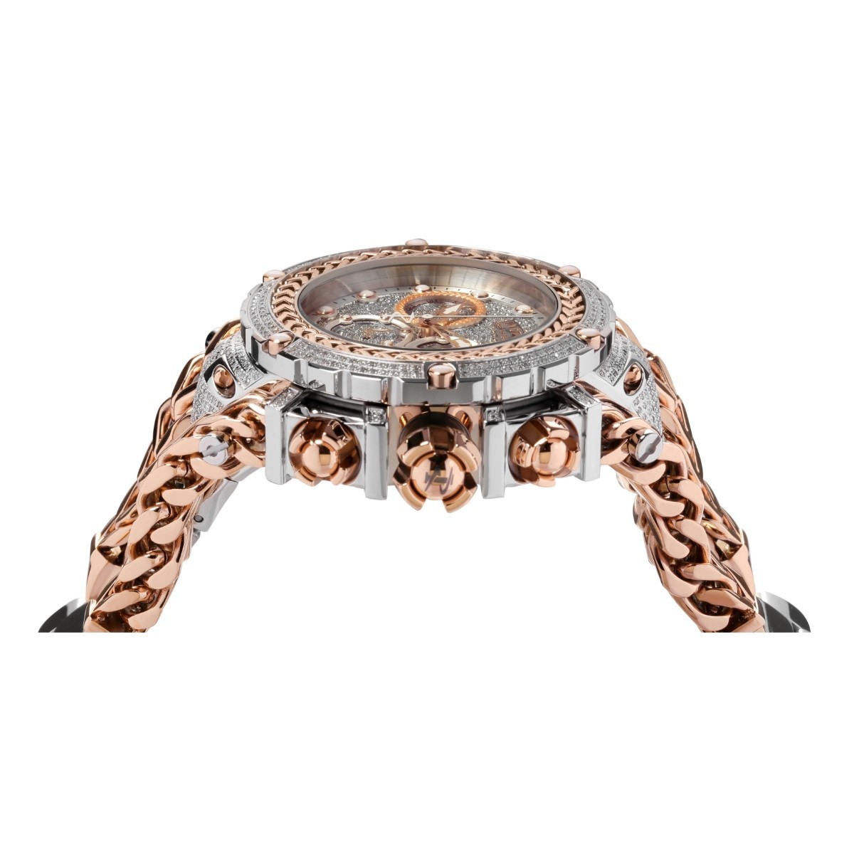 Invicta Swiss Reserve Gladiator 2.92CTW Diamond w/ Rose Gold Mens