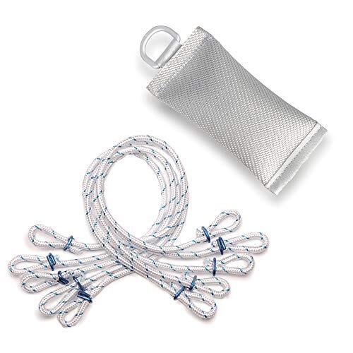 FLAGLY Set Attacchi Bandiere Premium - Contrappeso 400g e Anelli Asta