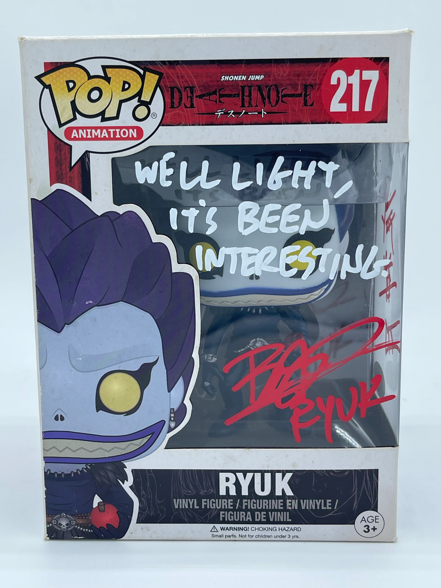 FUNKO POP! ANIMATION DEATH NOTE: RYUK #217 (AUTOGRAPHED/SIGNED BY