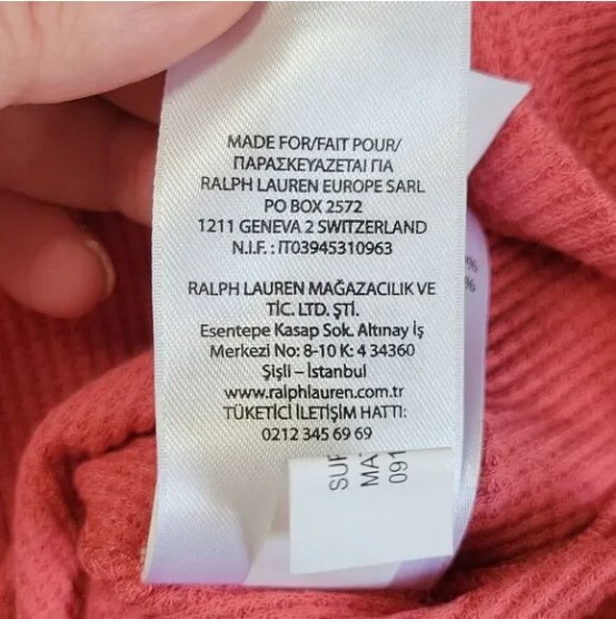 NWT - Kids Polo Ralph Lauren Long Sleeve Waffle Top image 8