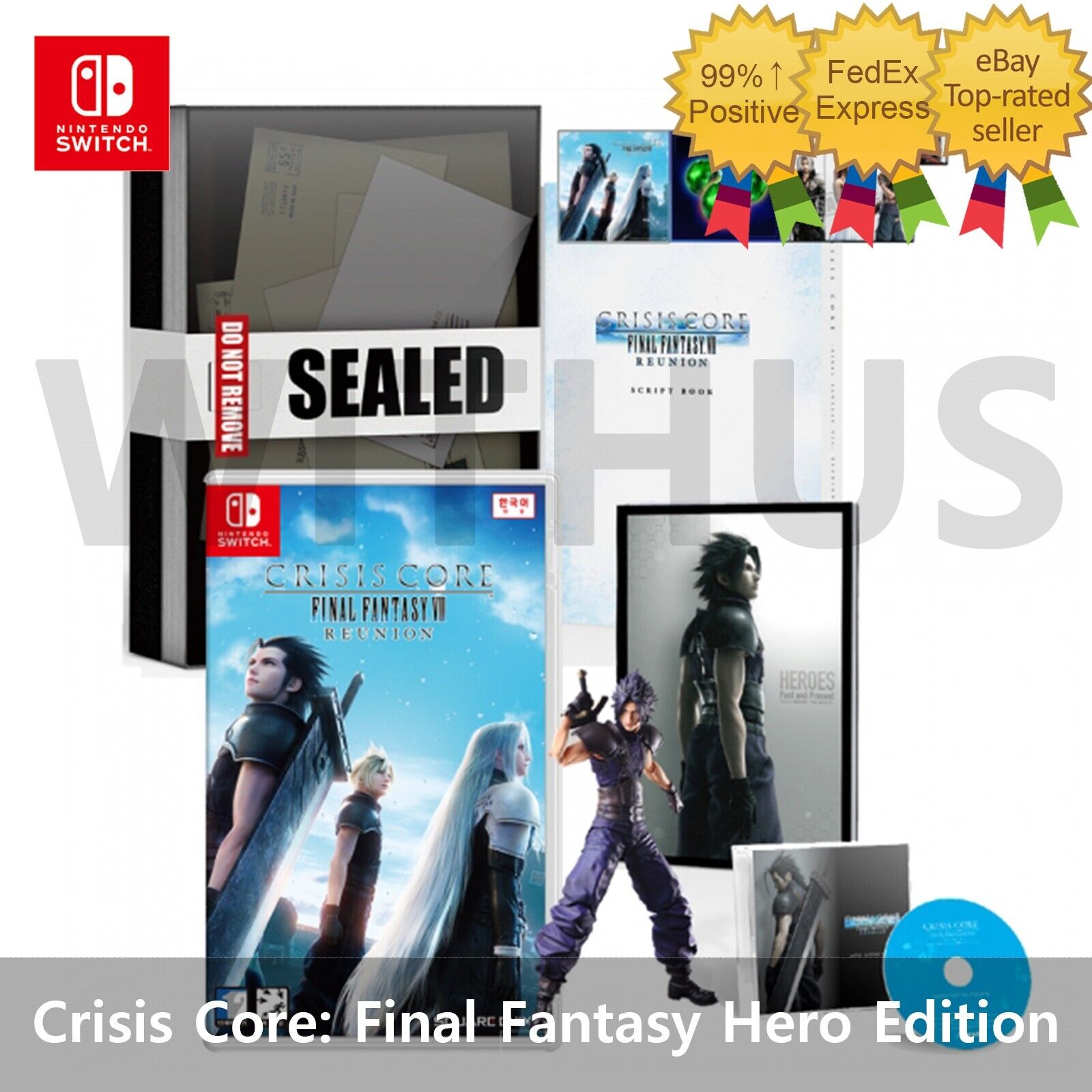 Nintendo Switch Crisis Core Final Fantasy VII Reunion Hero Edition Korean