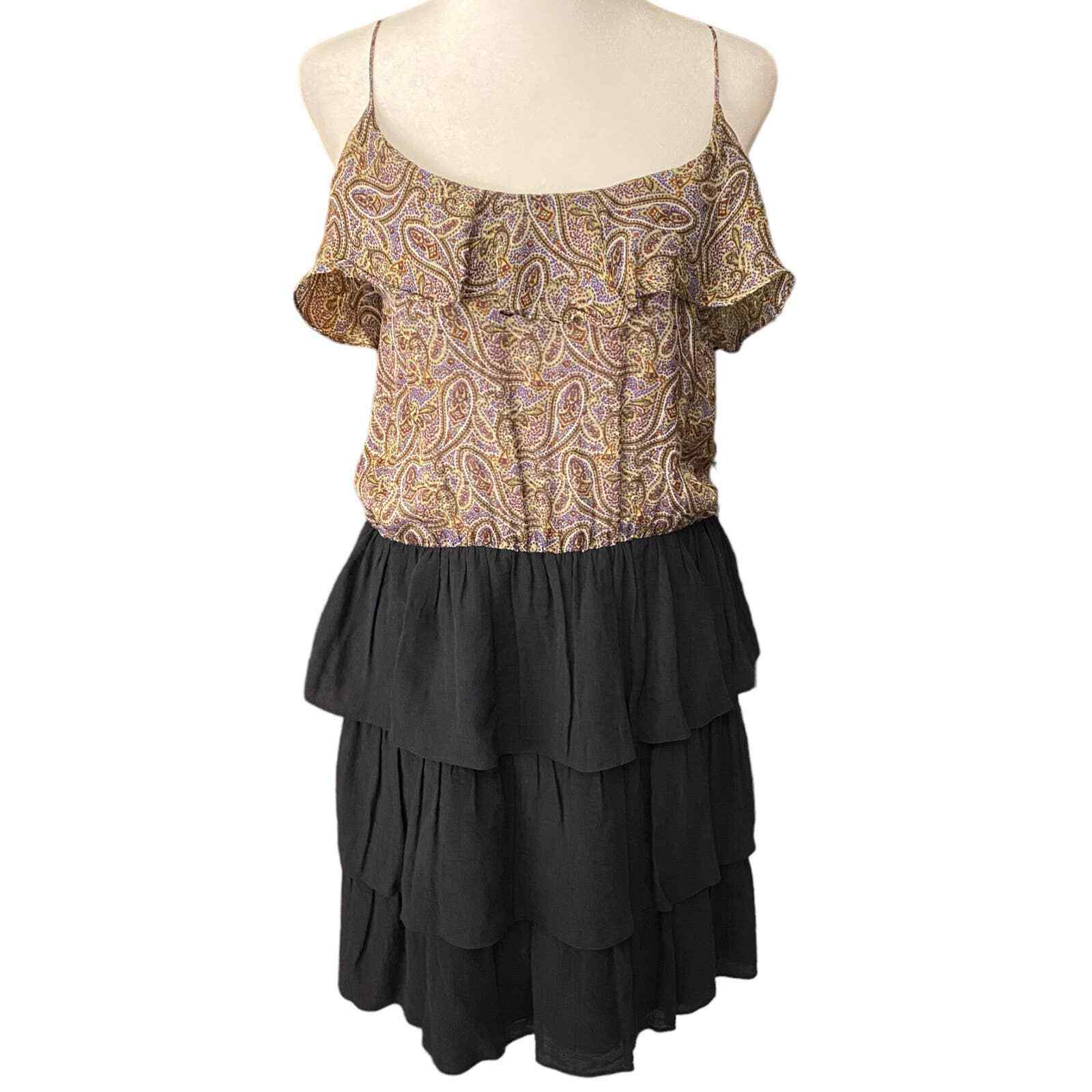 Sandro Women Paisley Ruffle Mini Dress Sleeveless… - image 2