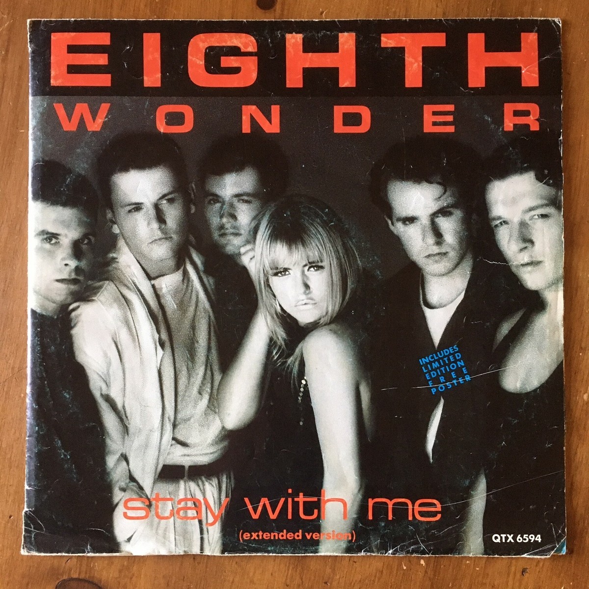 RARE Eighth Wonder: Stay With Me (Extended) 45 VINTAGE VINYL UK 12