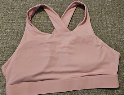 Fabletics No-Bounce High Impact Sport Bra Pink Size XXL