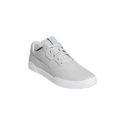 Adidas Herren Golfschuhe Adicross Retro, Farbe: Grau/ Weiß