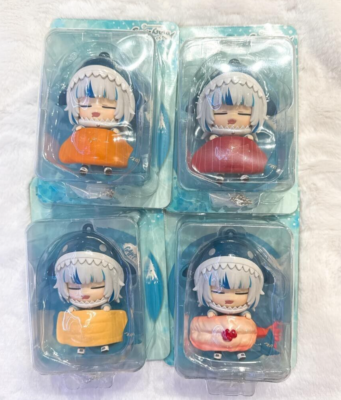 Hololive EN Gawr gura TAIWAN iPASS KURASUSHI Fair Figure set of 4