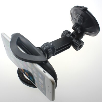 Dash Car Mount Windshield Holder Cradle Swivel Dock Suction for SmartPhones