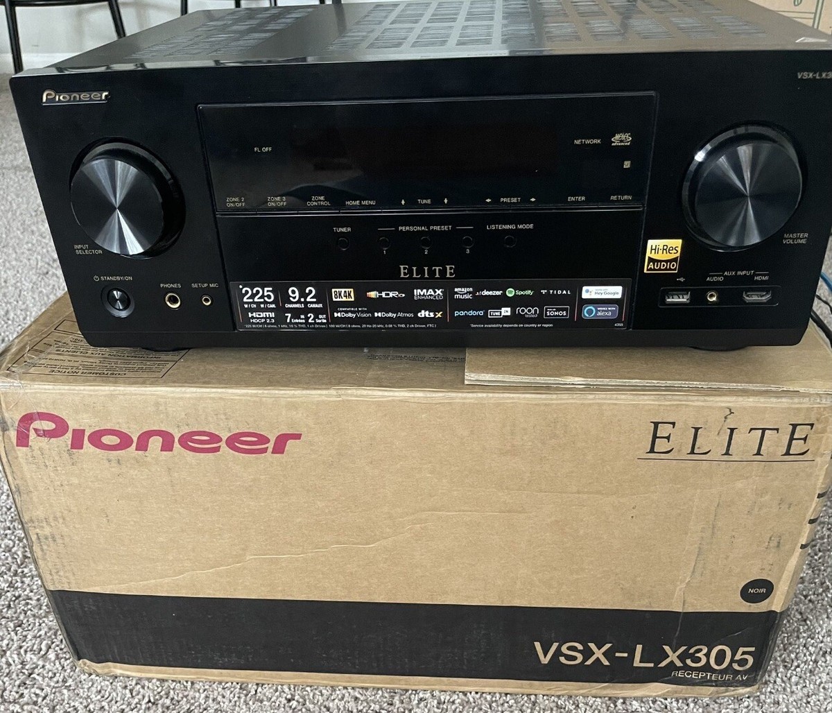 Pioneer VSX-LX305 Elite 9.2 Channel surround/home theater/ audio