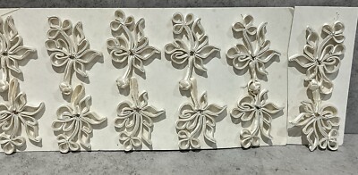 Set Of 6 Vintage Chinese Ivory Frog Closures Sew On Knotted Fasteners