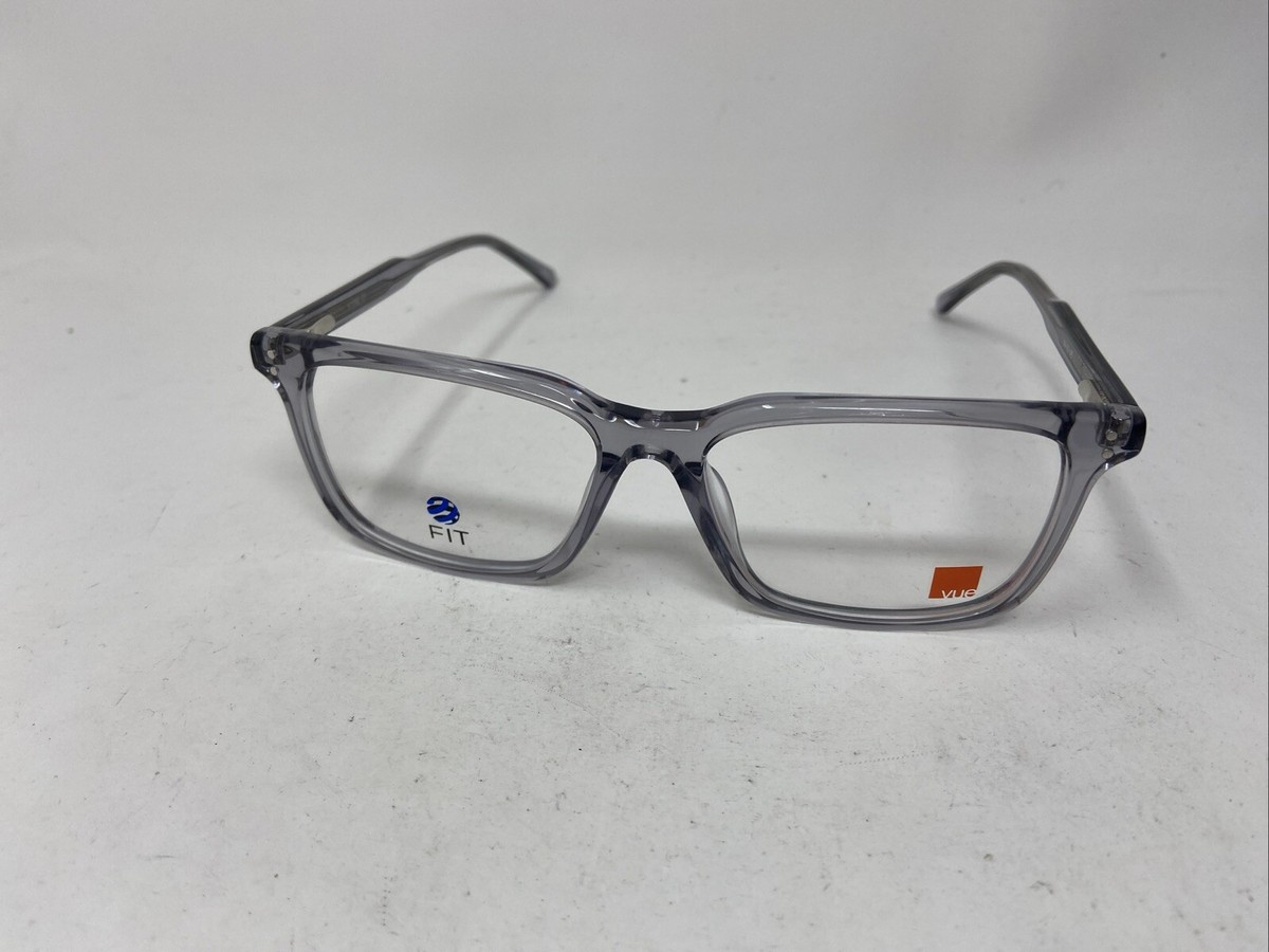 VUE EYEWEAR V1092 C1 54-16-145 SMOKE GRAY FLEX HINGE EYEGLASSES 