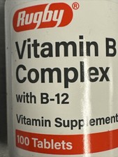 Major Naturals B Complex vitamin supplement 100 tablets EXP:07/2026