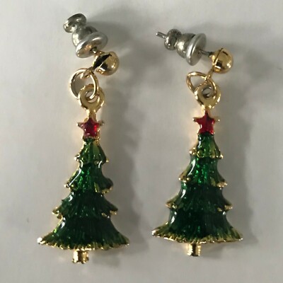 Christmas Earrings Fashion Holiday Jewelry, XMas Trees for