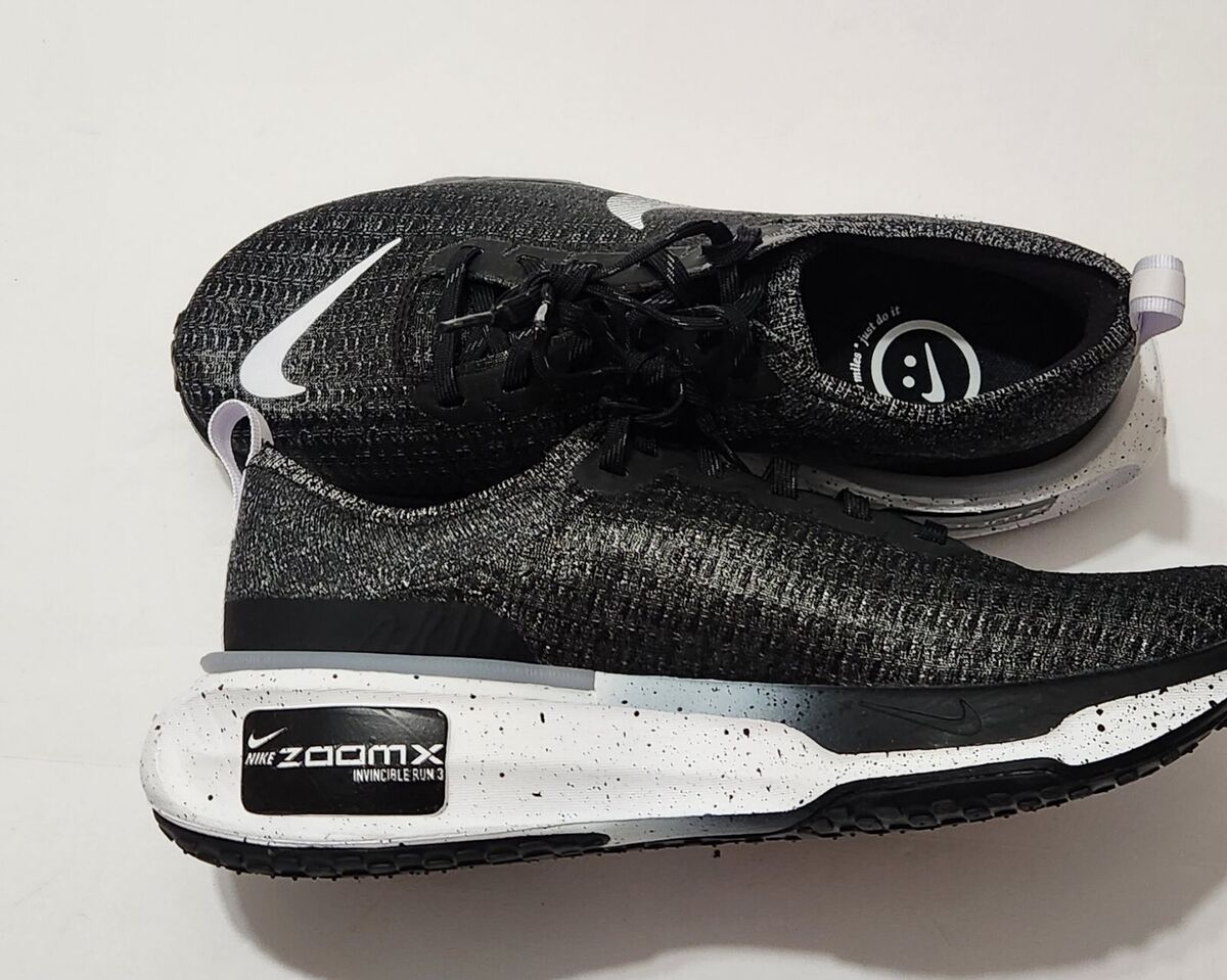 Nike Zoomx Invincible Run FK 3 Black White-Dark Grey DR2615 Nike Zoomx Invincible Run FK 3 Black White-Dark Grey DR2615
