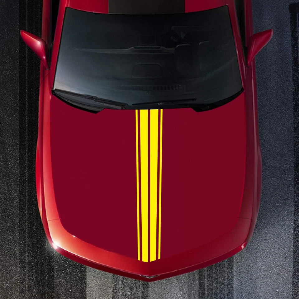 Adesivos para capa de carro vinil filme decalques corrida esportes moda tira acabamento corporal - Imagem 3 de 4