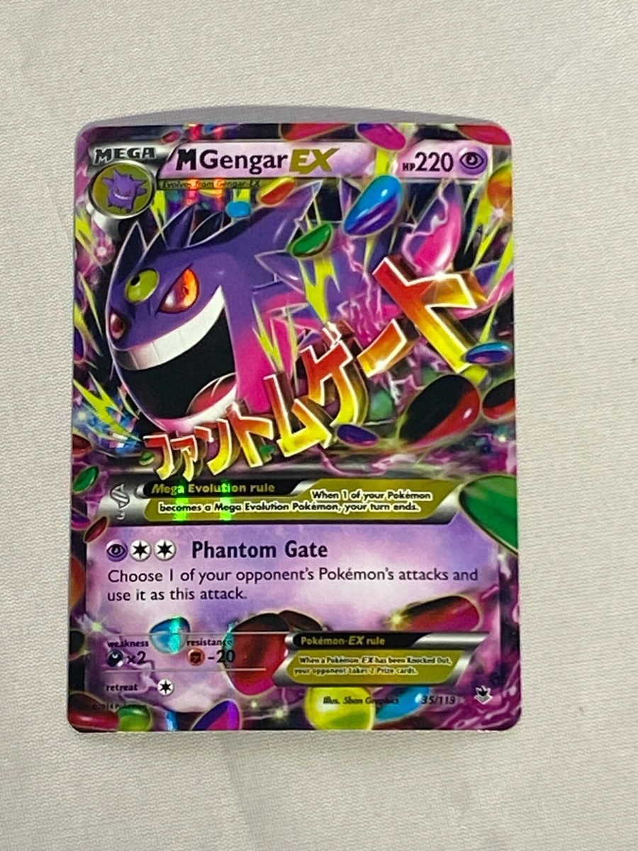 Pokemon M Gengar EX XY Phantom Forces 35/119 | eBay