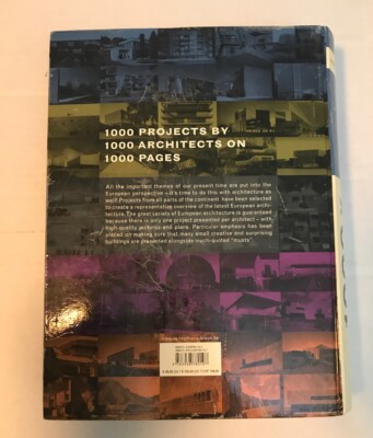 1000x European Architecture by Braun Publishing Book 1st Edition