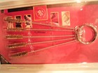 Mini Micro Brush sets Brass coated steel, Nylon Stiff Bristles, Precision Needle — photo 9