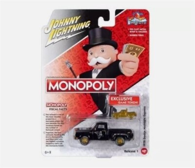 Johnny Lightning 1978 Dodge Midnight Express Monopoly 1:64 Die-cast Car JLSP312