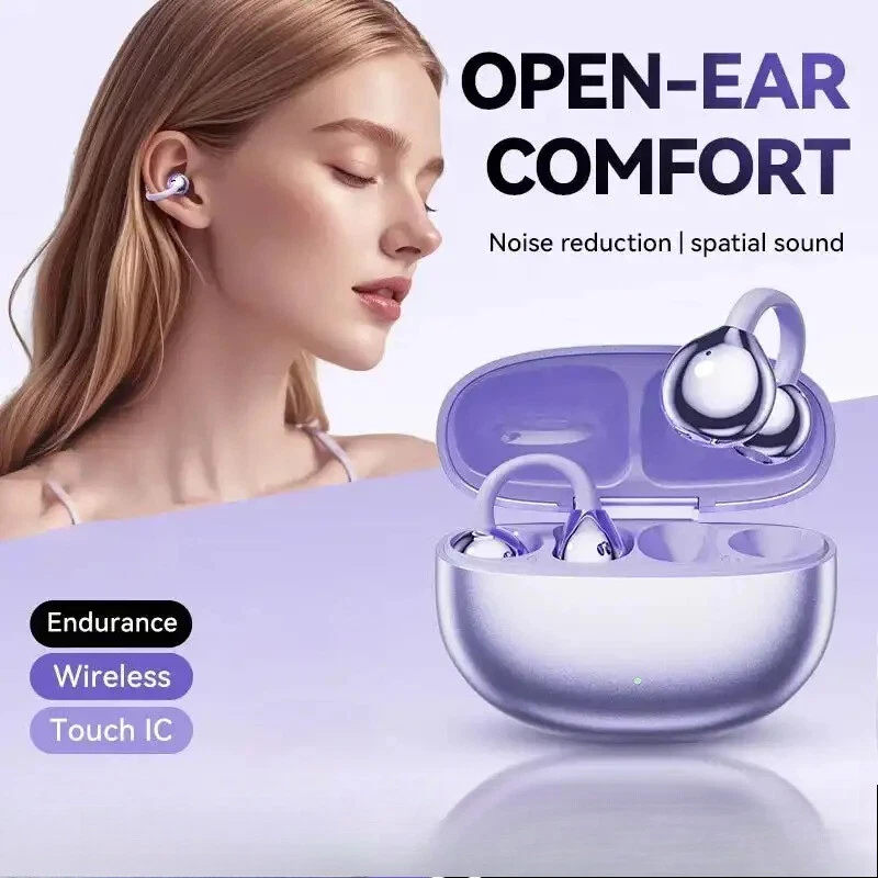 无线蓝牙耳机 FreeClip 呼叫触摸控制夹式开口耳塞 — 第 2/4 张图片