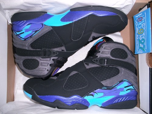 Nike air jordan 8 viii aqua retro color 