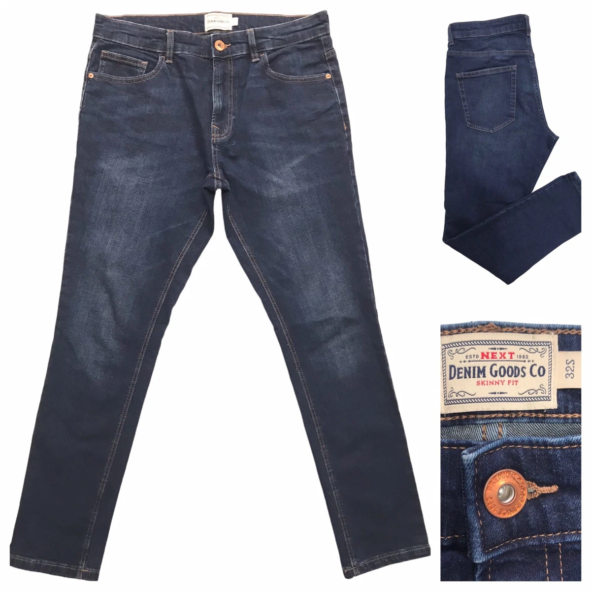 Next mens store blue jeans