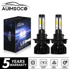 H13 9008 LED Headlight Bulbs Conversion Kit 6000K Hi/Lo Beam Super Bright White