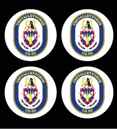 USS VALLEY FORGE CG 50 Untersetzer Military USN U S Navy - Bild 5 von 7