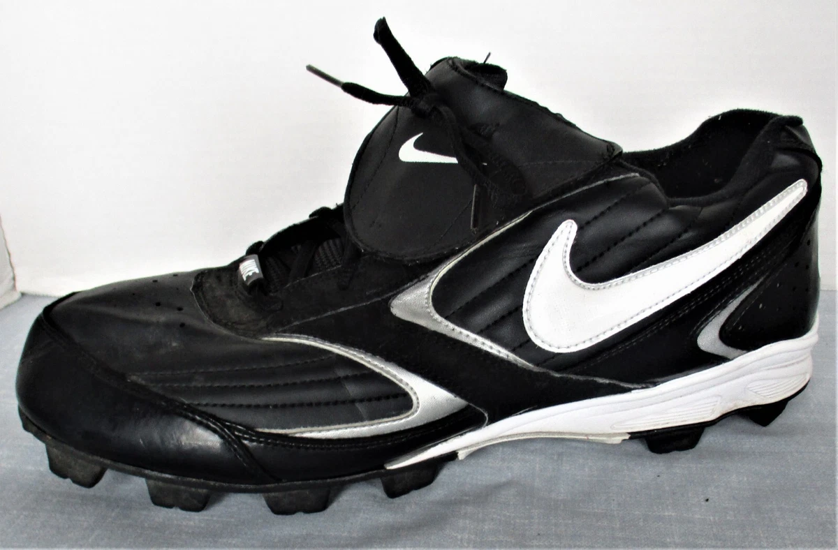 Nike Power Channel Keystone Black Baseball Cleats 317087 011 Men s