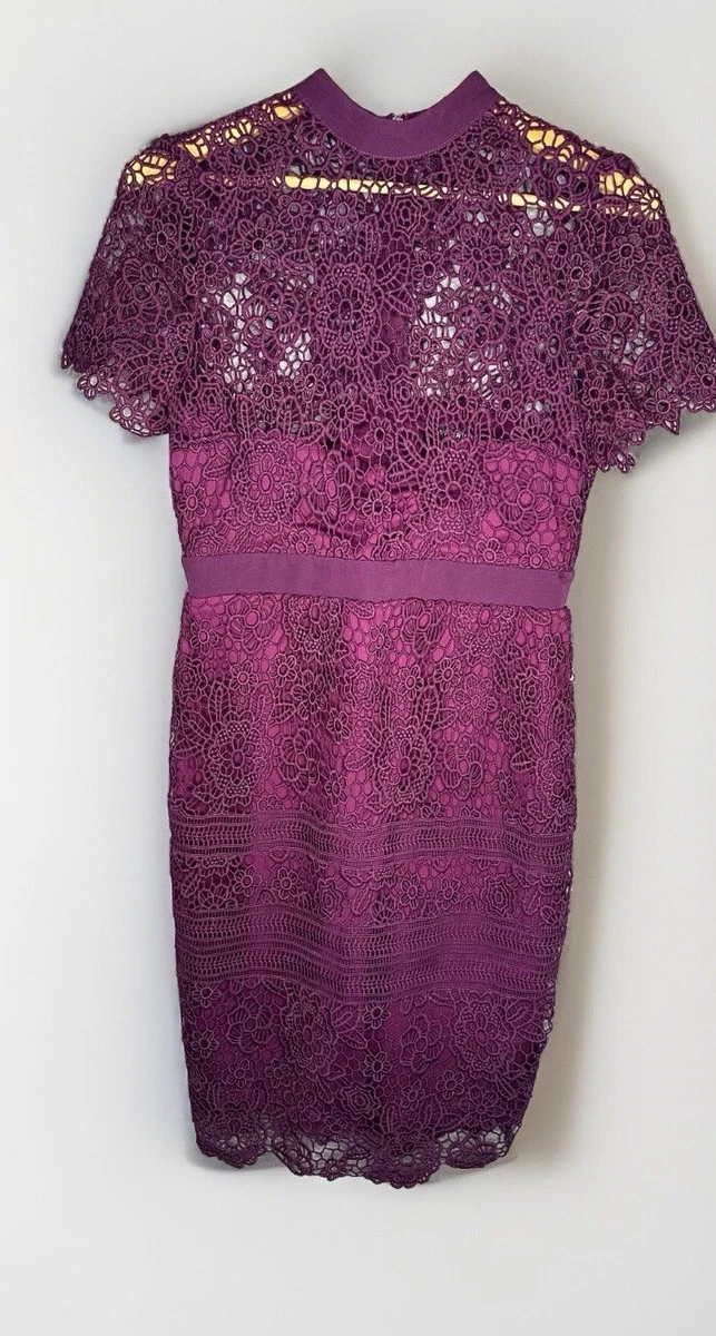paper dolls cap sleeve lace pencil dress in purple The Poppets' Purple Princess Dress & Headdress Paper Thin Personas