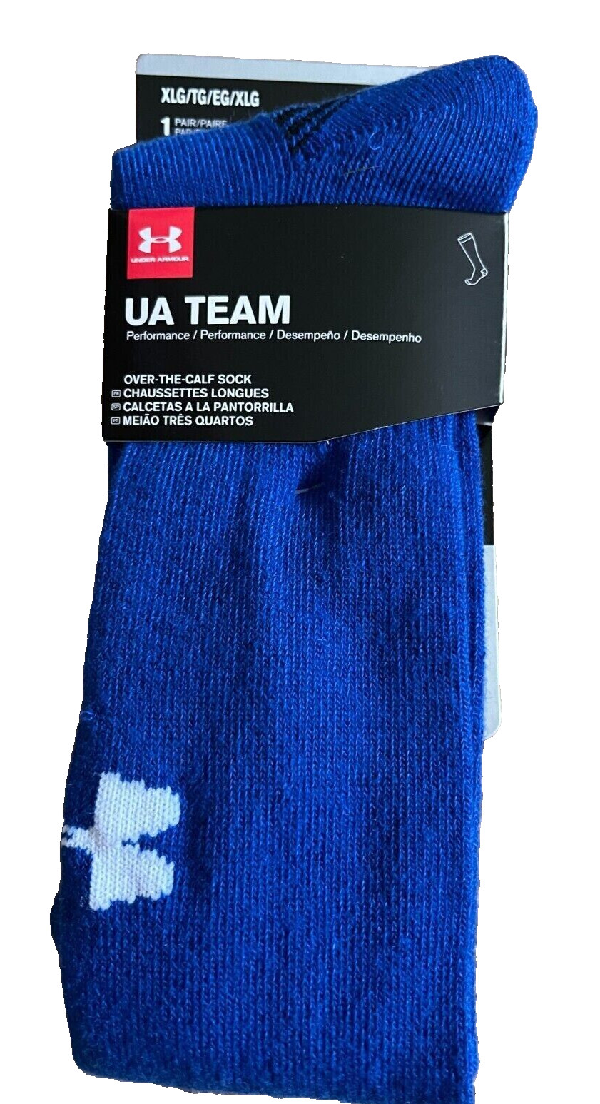 Носки выше икры Under Armour Королевский синий UA Team Размер Мужские 13-16 3390₽