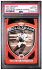 2021 Panini Certified #GT-1 Tom Brady Gold Team Mirror Orange PSA 10