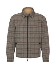 Image of Boss Men's Reversible Jacket With Check Pattern RRP: £645.00