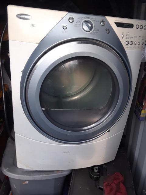 Whirlpool Duet Front-Loading Electric drying Machine White Silver Freestanding