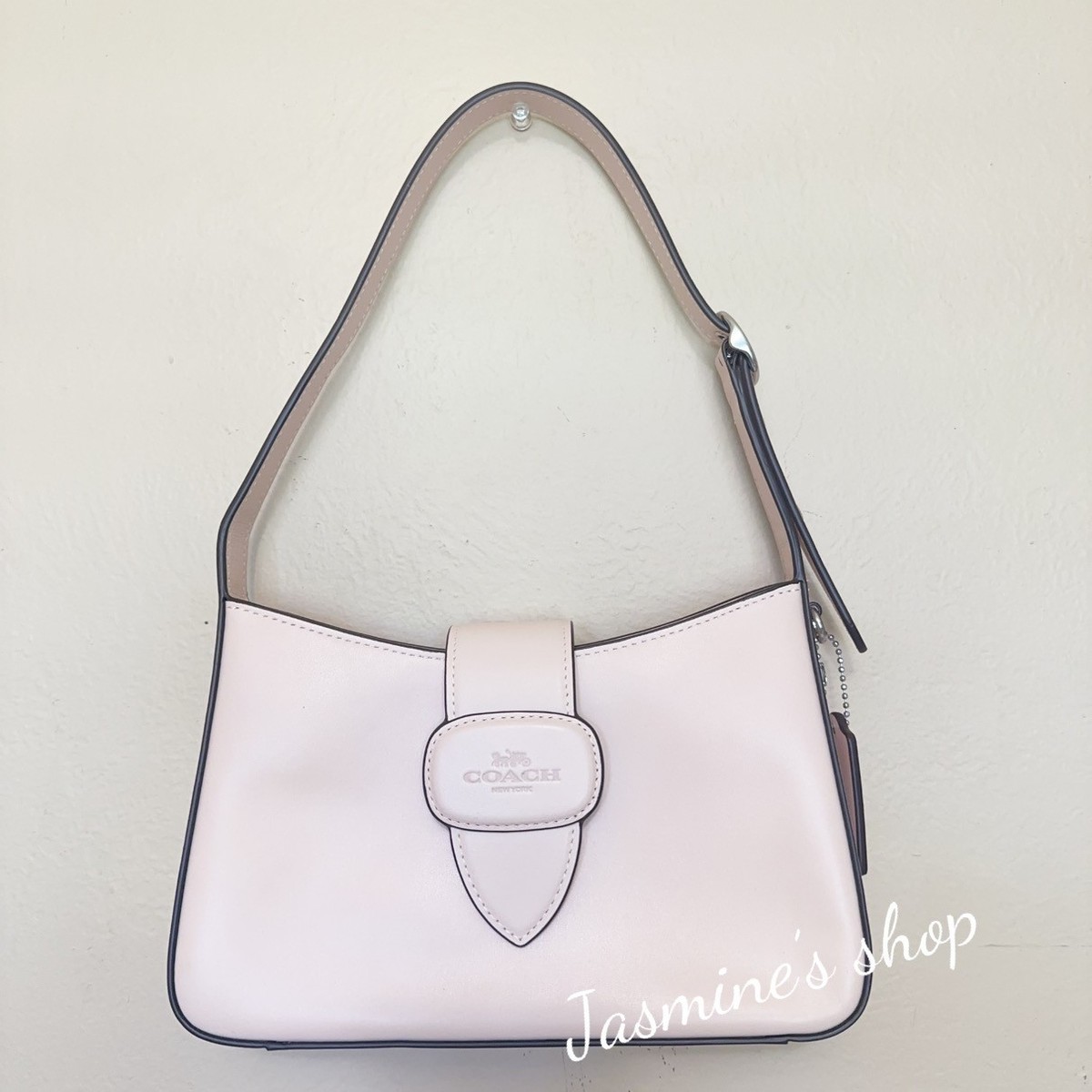 バッグ COACH NWT Coach CAA92 Eliza Shoulder Bag with Zipper Closure Calf