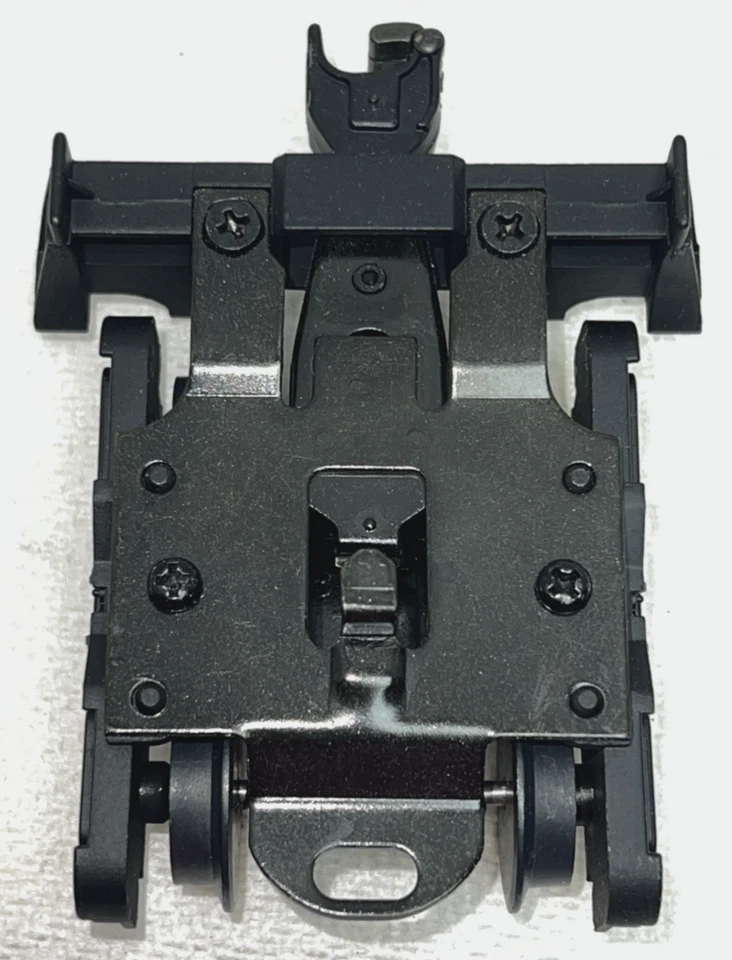 MTH/RAILKING O-GAUGE 4-WHEEL PILOT TRUCK WITH COUPLER/HIDDEN UNCOUPLING TAB - Image 4 of 4