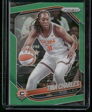 2025 Panini Prizm WNBA #3 Tina Charles Green Prizms