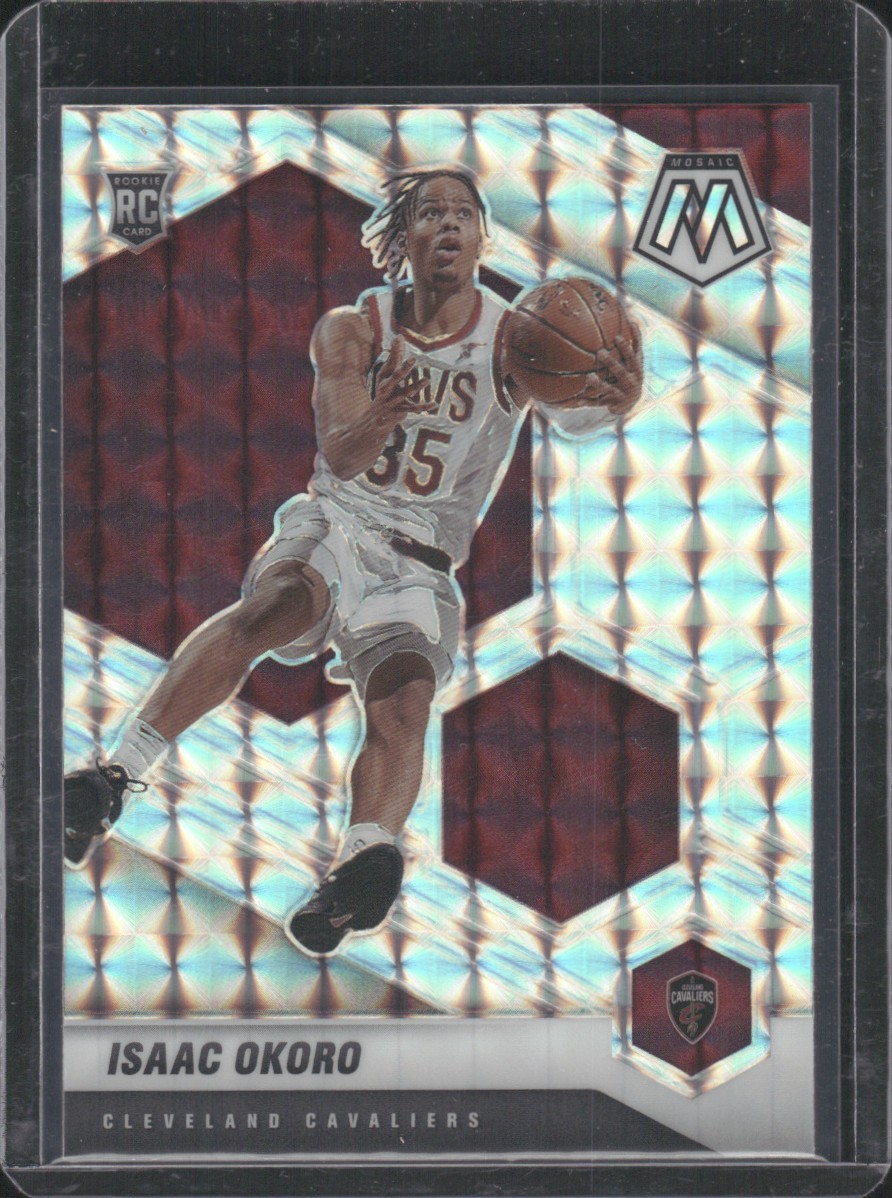 2020-21 Panini Mosaic #212 Isaac Okoro Mosaic