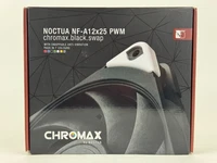 Noctua Nf-A12X25 Pwm Chromax.Black.Swap Premium Quiet Fan 4-Pin 120Mm Black