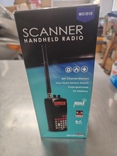 Whistler WS1010WA Scanner Handheld Radio 400 Channel w/ Adapter Extras WORKS