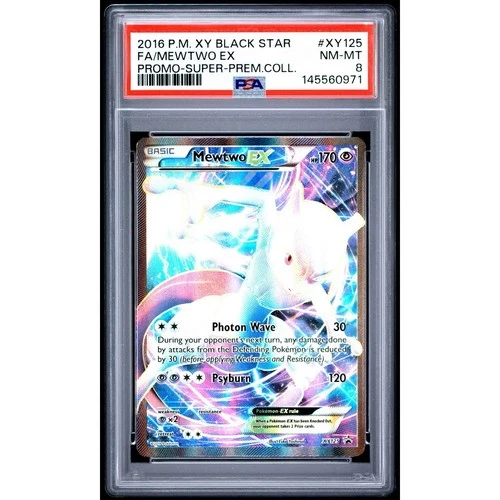 Mewtwo EX XY125 XY Holo PSA 8