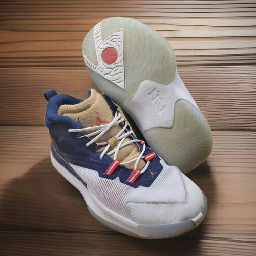 Jordan Zion 1 ""Stati Uniti"" blu Void University rosso bianco bambini taglia 13C [DA3130 401]