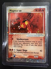Magmar ex 100/109 Rubin und Saphir Holo Pokemon Low Pop