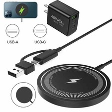 Magsafe Charger For iPhone 17 16 15 14 13 Pro Max Magnetic Fast Wireless Charger