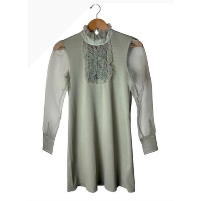 slim fit dress slacks Zapakasa Women Simple Dusty Sage Chiffon Long Formal Dress with Side Cape A  Line One Shoulder Ruched Evening Dress