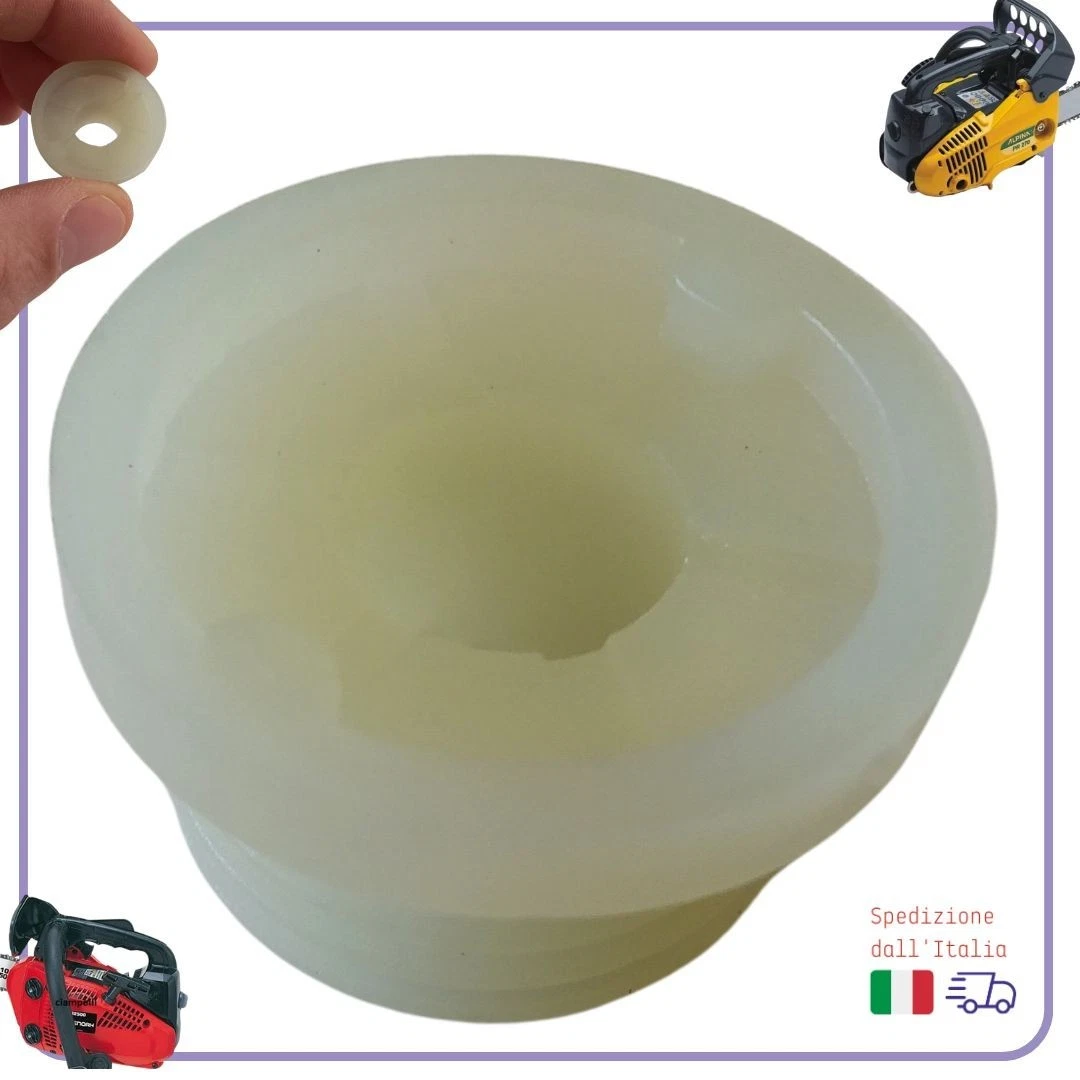 Pompa Olio Con Vite Senza Fine Per Motosega 25cc – Compatibile Alpina, Hyundai, Efco, Husqvarna – Motoricambi - Foto 4